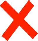 Red x